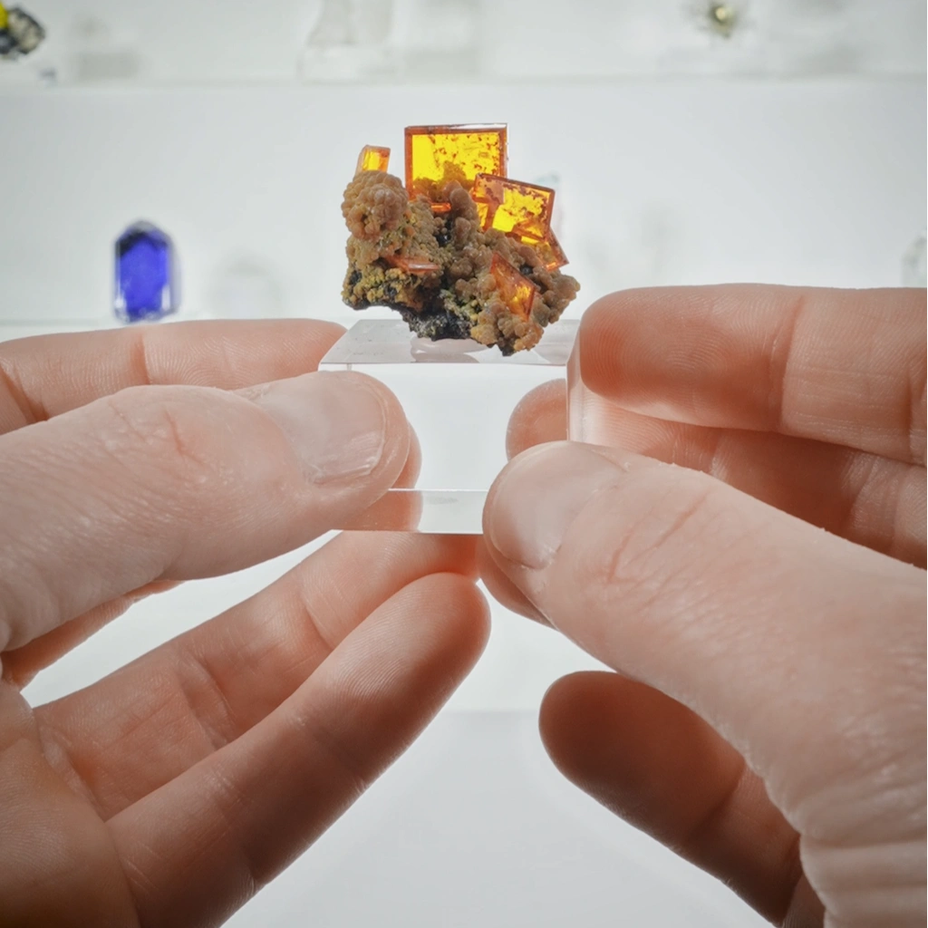 Wulfenite from San Carlos Mine, La Luz, Guanajuato Municipality, Guanajuato, Mexico - image 2