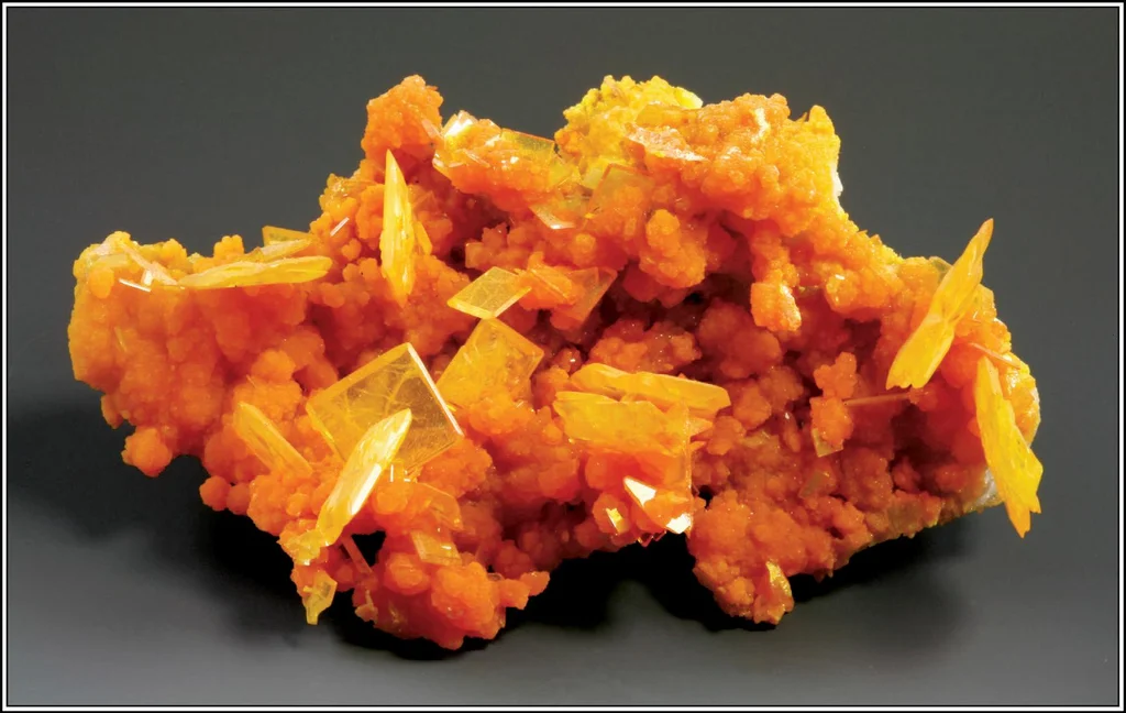 Wulfenite from San Francisco Mine, Sonora, Mexico image