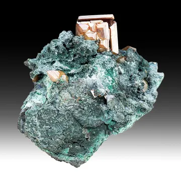 Wulfenite from Tsumeb, Oshikoto Region, Namibia