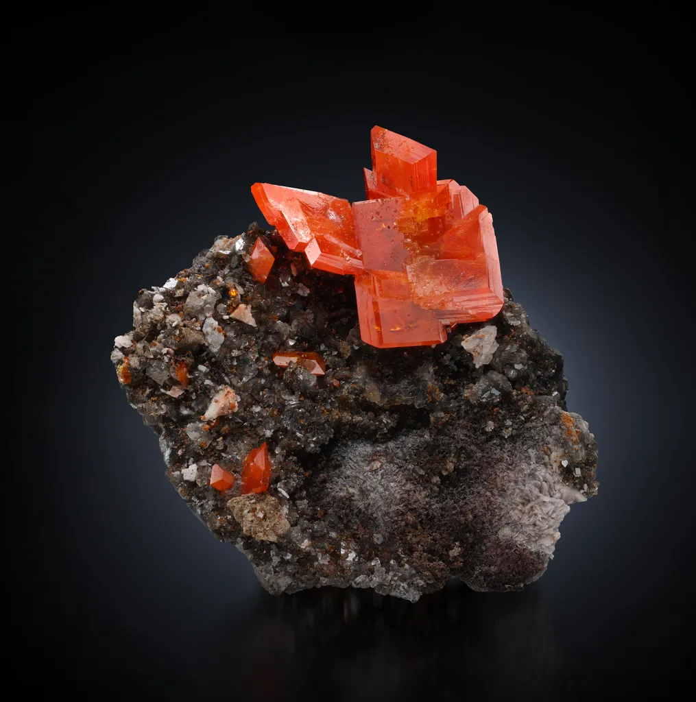 Wulfenite from USA, Arizona, La Paz County, Red Cloud Mine image