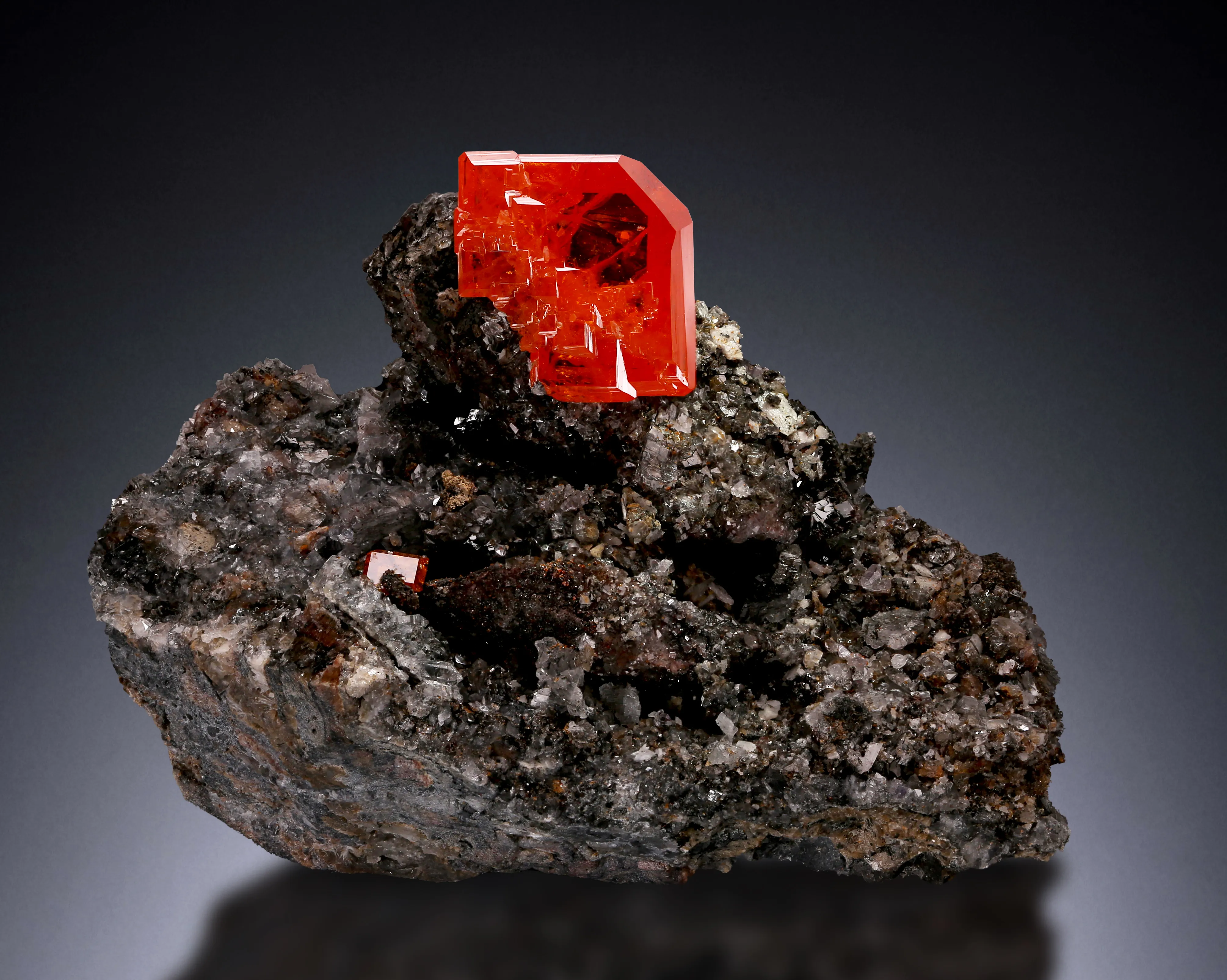 Wulfenite from USA, Arizona, Red Cloud Mine - image 1