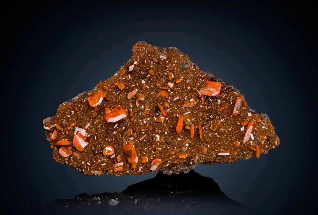 Wulfenite from USA, Arizona, Red Cloud Mine image