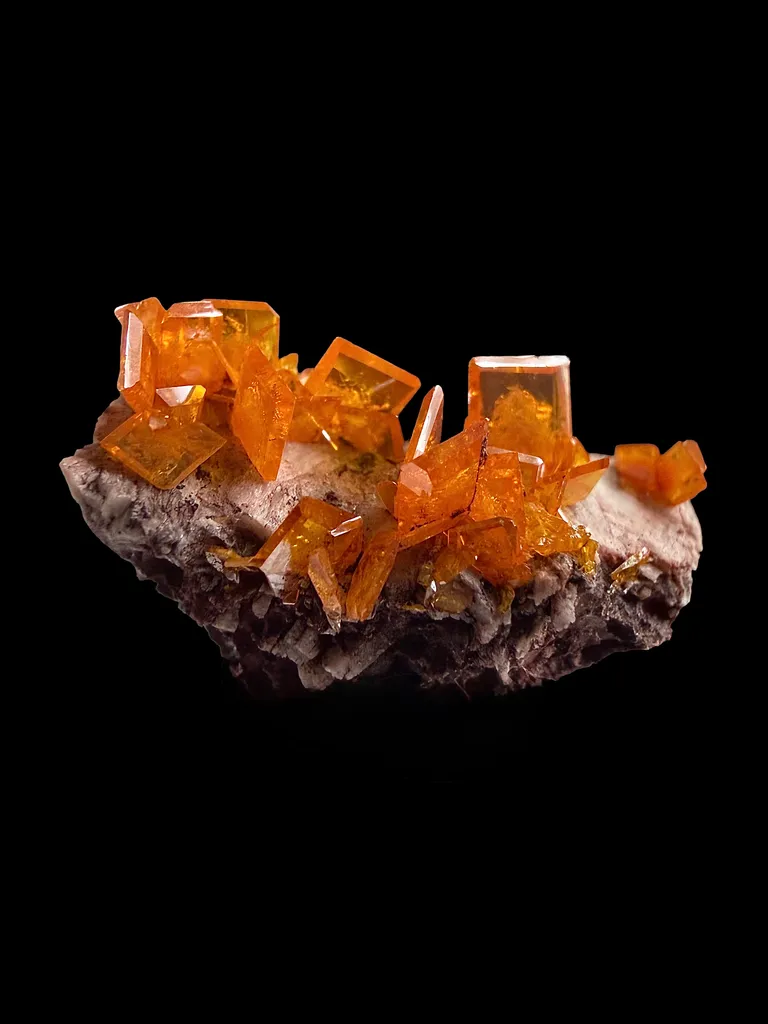Wulfenite from USA, Arizona, Rowley Mine image