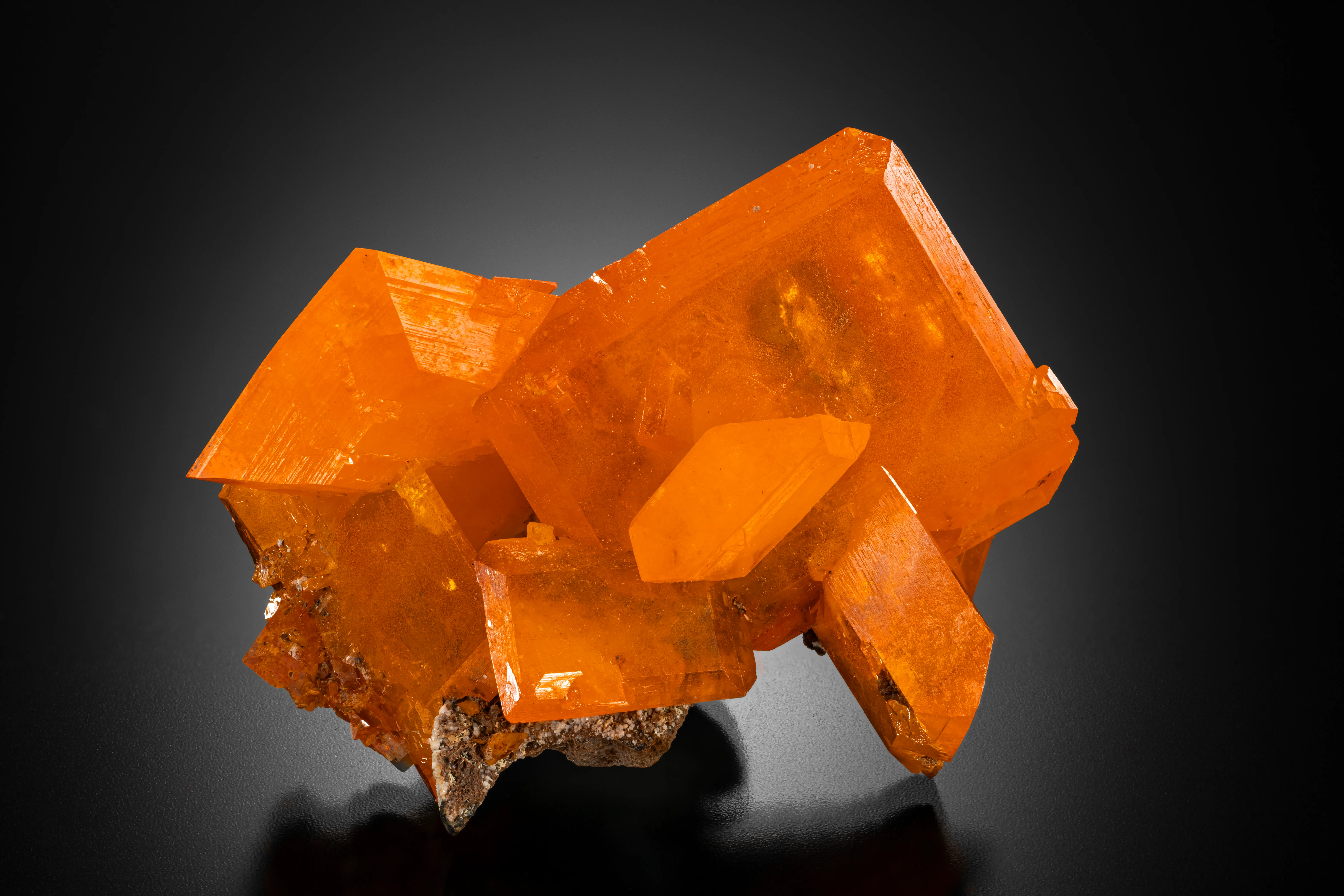 Wulfenite from USA, Arizona, Yuma Mine - image 2