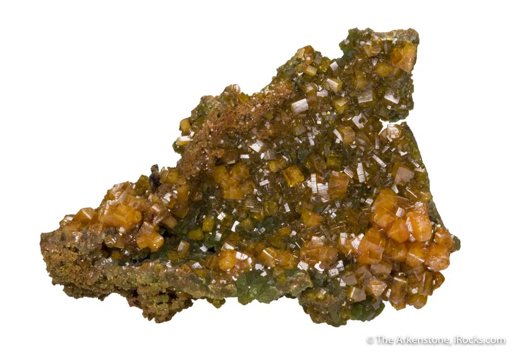 Wulfenite (Gemmy) on Mimetite image