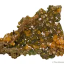 Wulfenite (Gemmy) on Mimetite - image 1