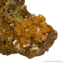 Wulfenite (Gemmy) on Mimetite - image 4