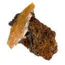 Wulfenite (large bipyramidal crystal) - image 5