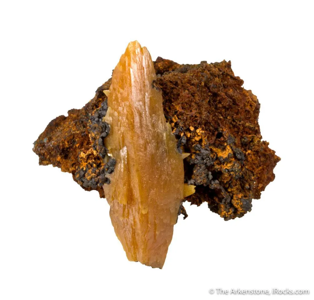 Wulfenite (large bipyramidal crystal) - image 3