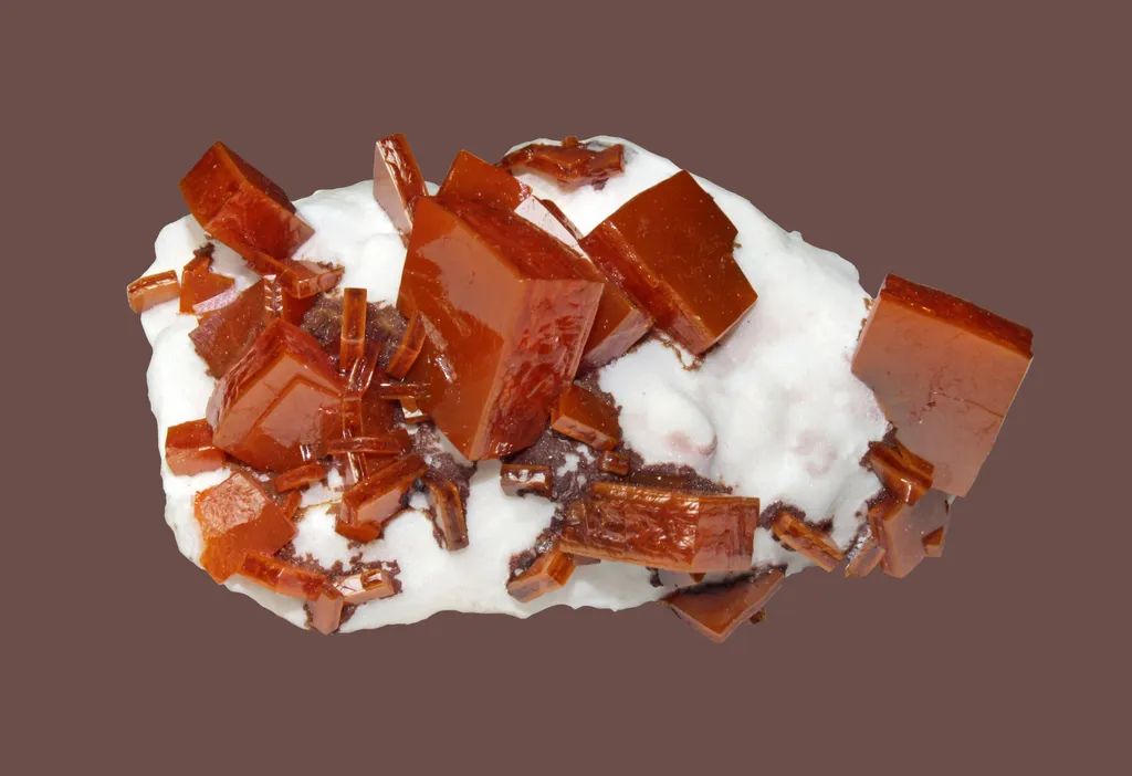 Wulfenite, Mexico, Chihuahua, Los Lamentos image