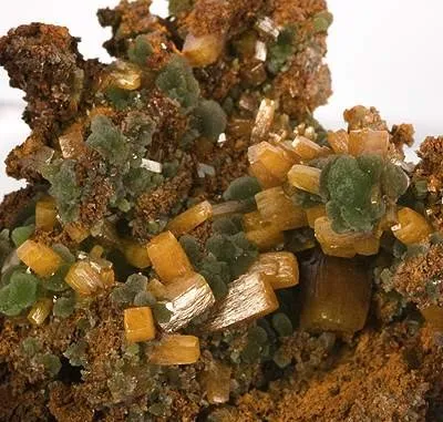 Wulfenite, Mimetite - image 2