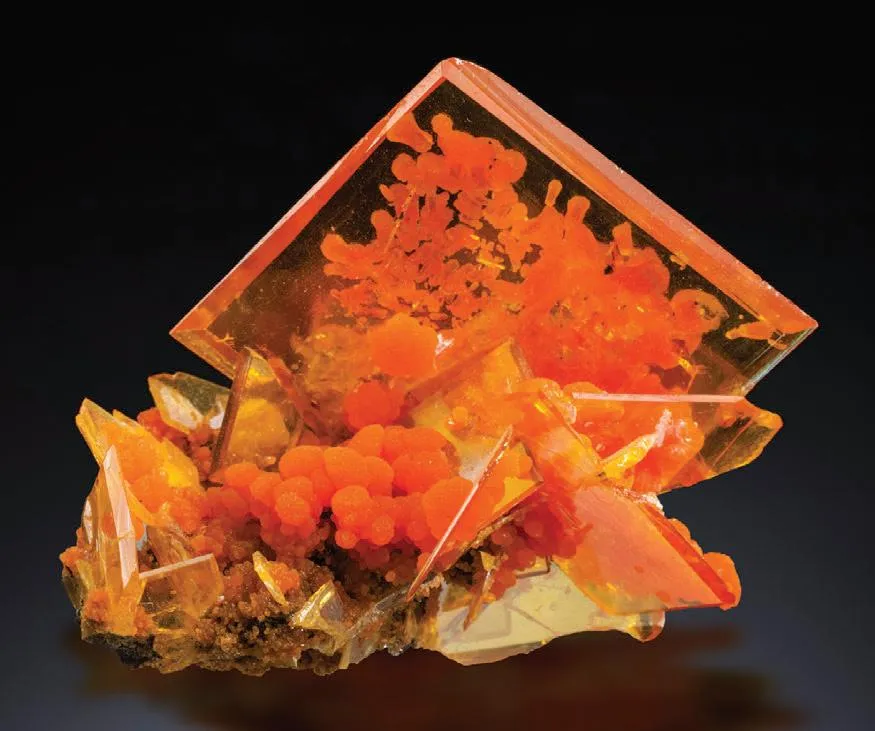 Wulfenite, Mimetite image