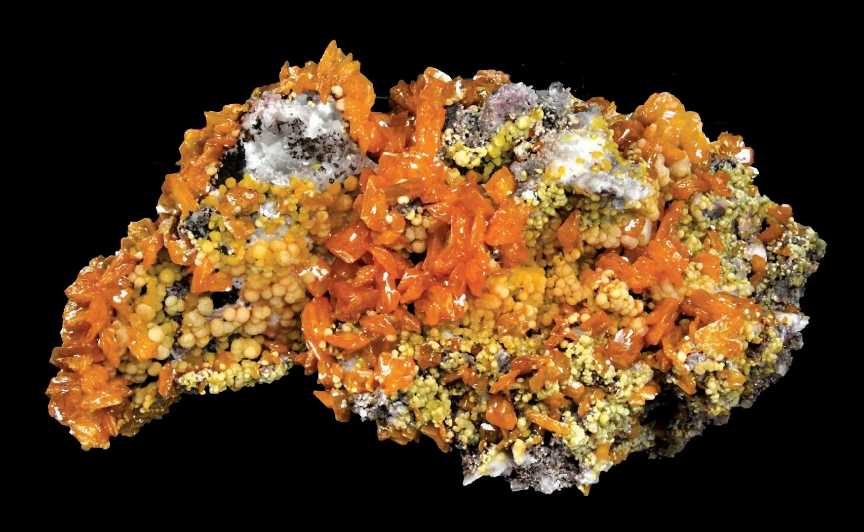 Wulfenite, Mimetite - image 1