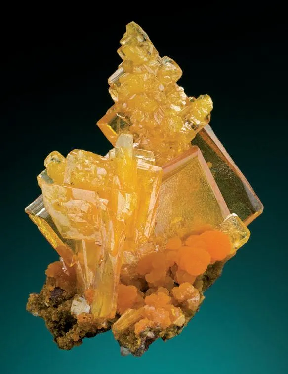 Wulfenite, Mimetite image
