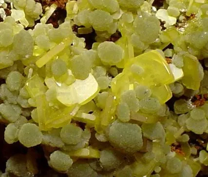 Wulfenite, Mimetite - image 2