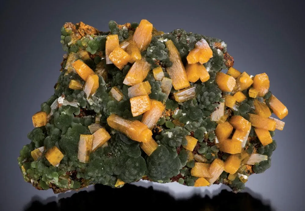 Wulfenite, Mimetite image