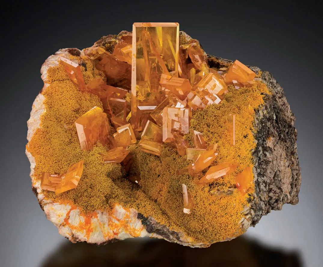 Wulfenite, Mimetite - image 1