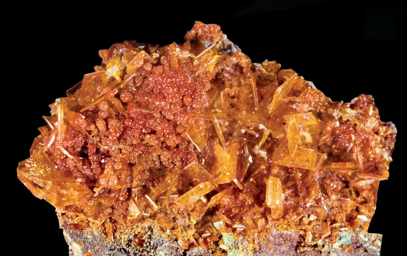 Wulfenite, Mimetite - image 1