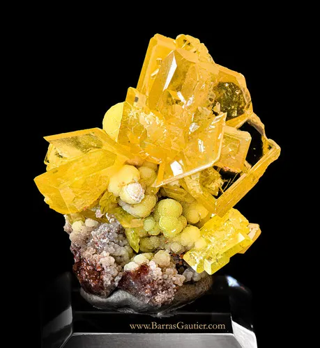 Wulfenite Mimetite - image 2