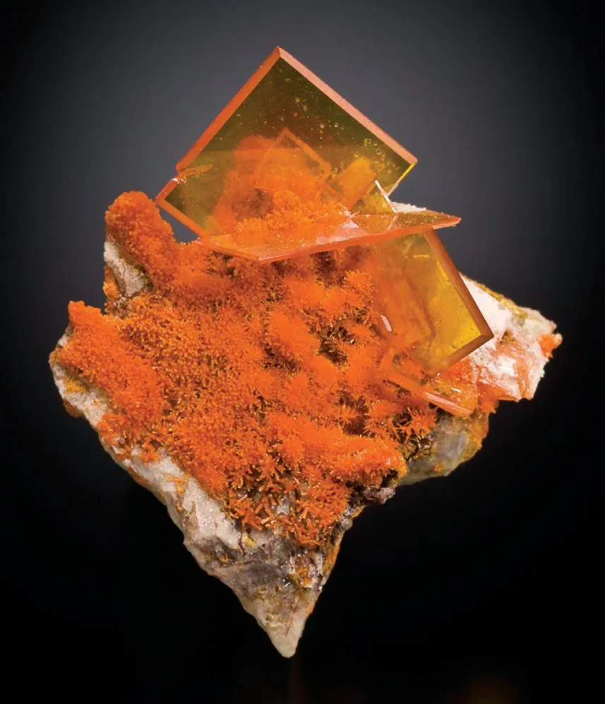Wulfenite, Mimetite - image 1