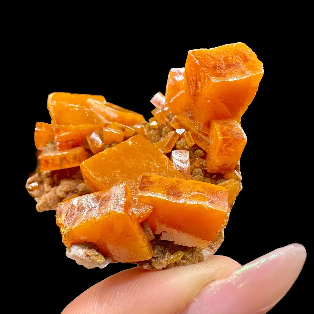 Wulfenite Natural Mineral Specimen image