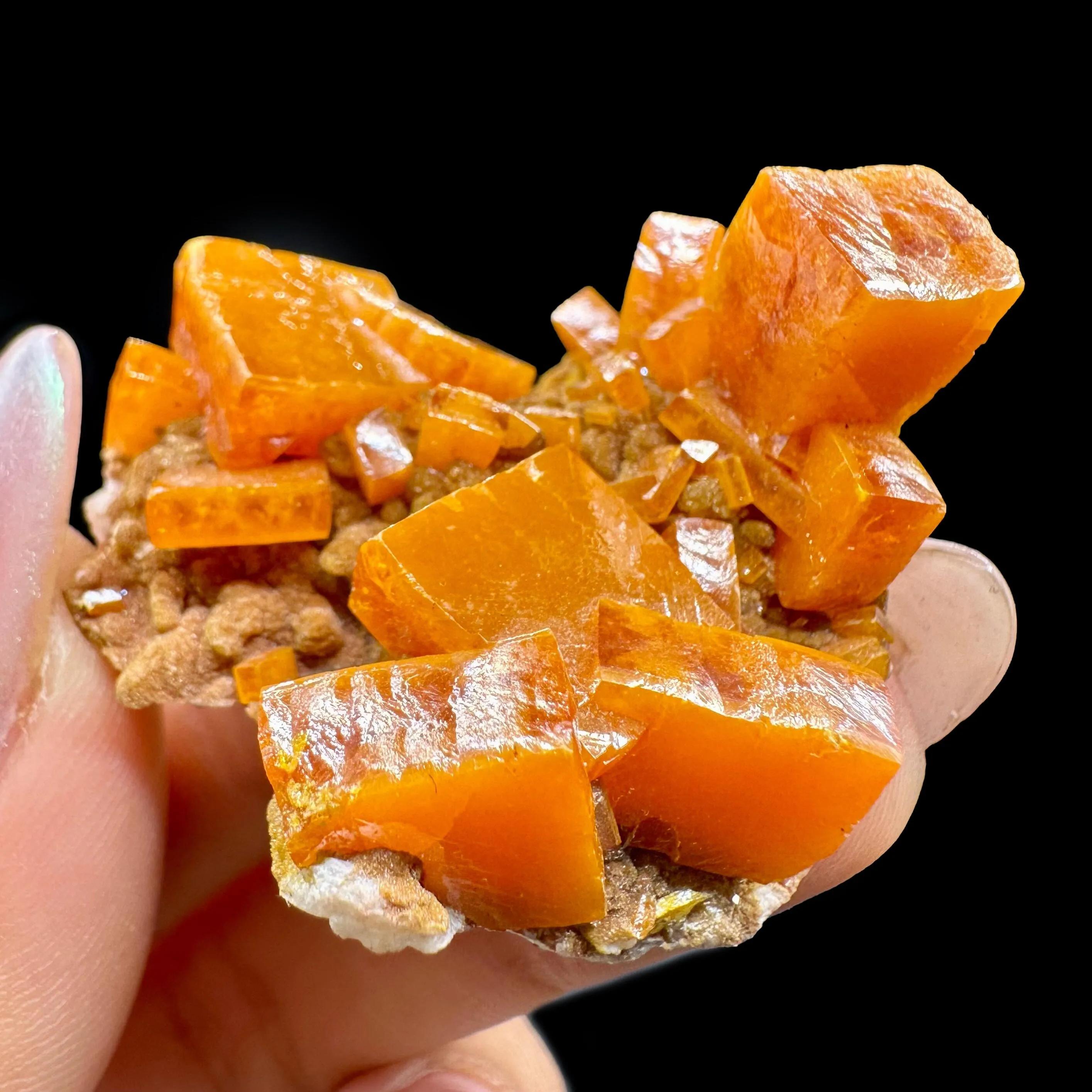 Wulfenite Natural Mineral Specimen - image 5