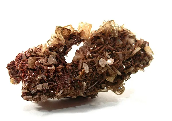 Wulfenite, Neotocite, Cerussite image
