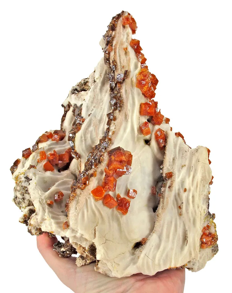 Wulfenite on Baryte - image 5