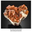 Wulfenite on Baryte - image 3