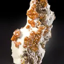 Wulfenite on Baryte - image 3
