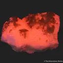 Wulfenite on Calcite (fluorescent) - image 10