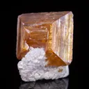 Wulfenite on Dolomite - image 2