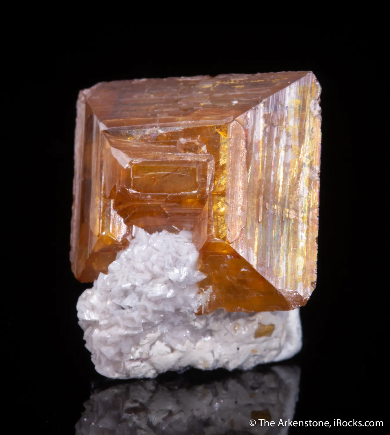Wulfenite on Dolomite - image 2