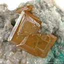 Wulfenite on Dolomite - image 2