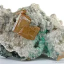 Wulfenite on Dolomite - image 1
