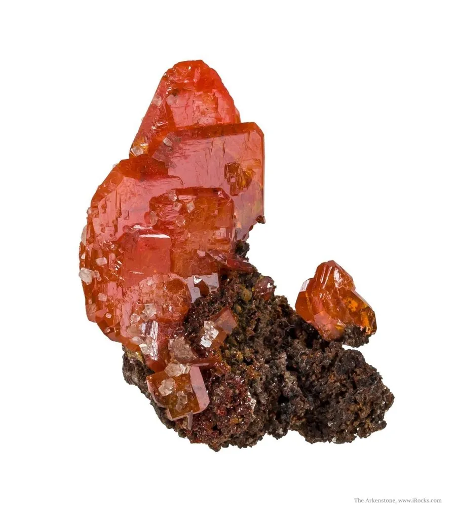 Wulfenite on Limonite - image 3