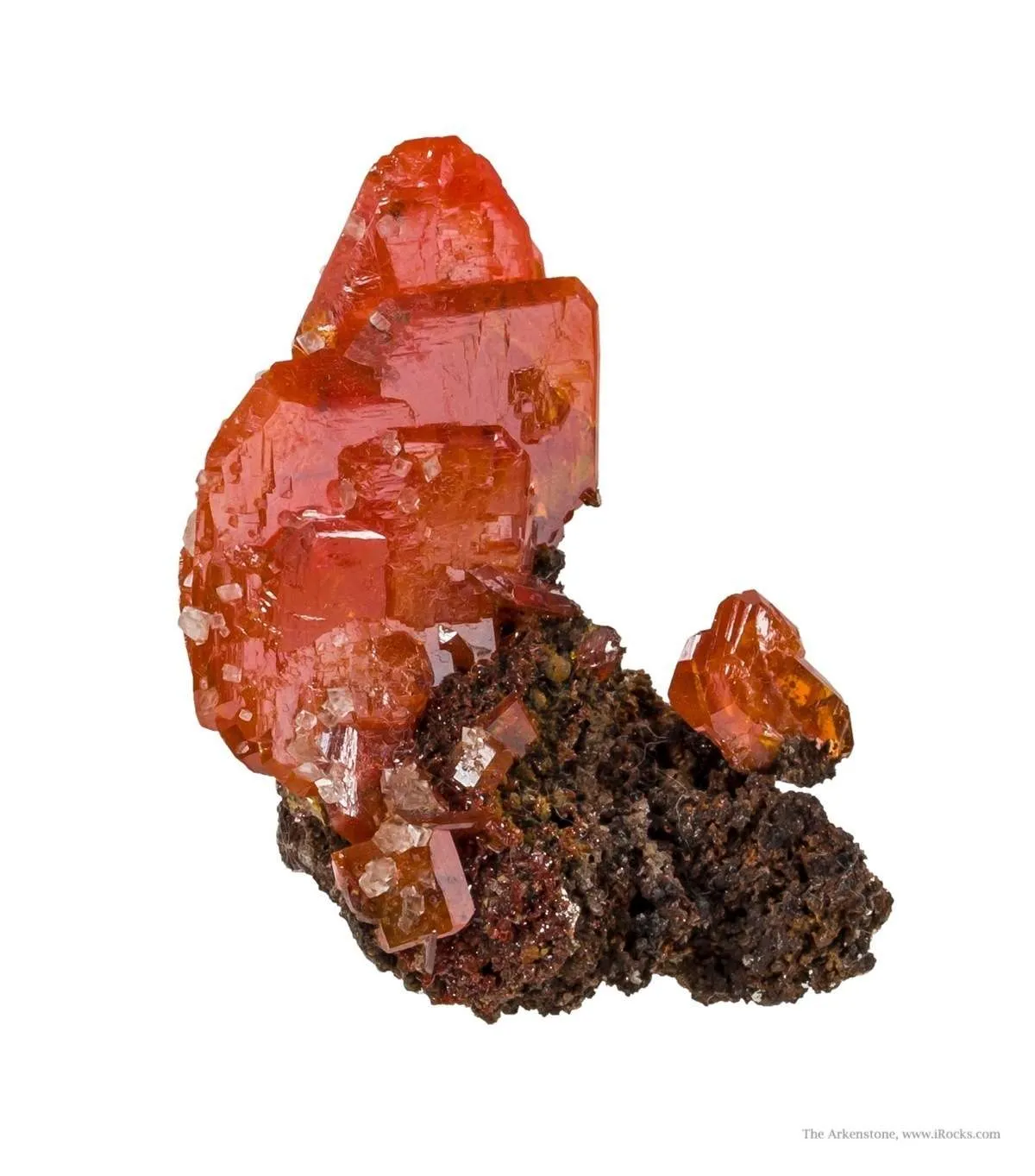 Wulfenite on Limonite - image 3
