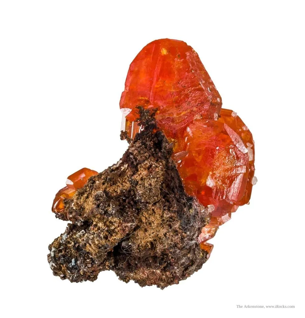 Wulfenite on Limonite - image 4