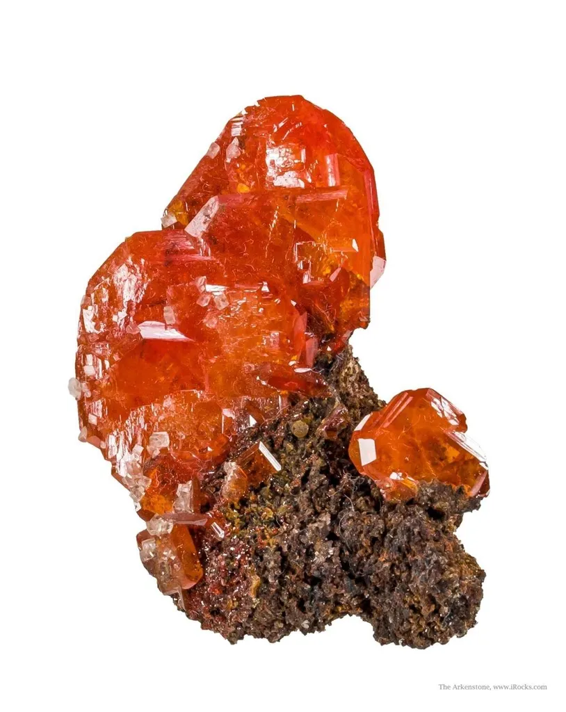 Wulfenite on Limonite image
