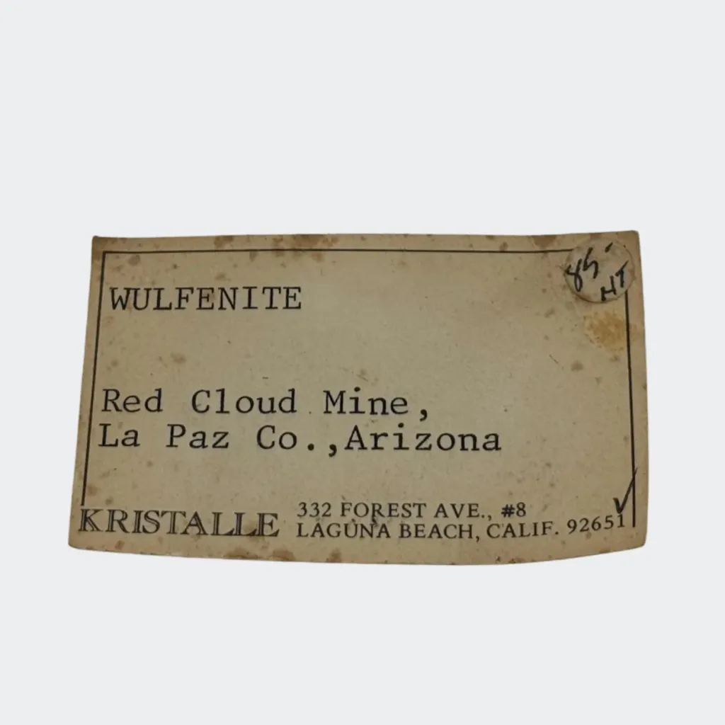 Wulfenite on Matrix from USA, Arizona, Red Cloud Mine - image 4