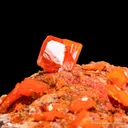 Wulfenite on Mimetite - image 3