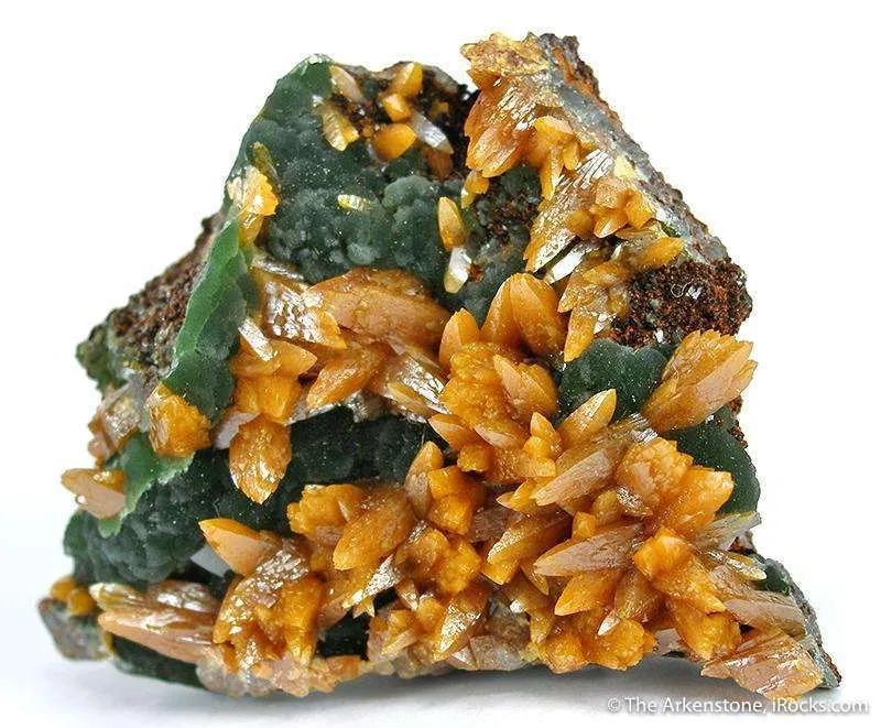 Wulfenite on Mimetite image