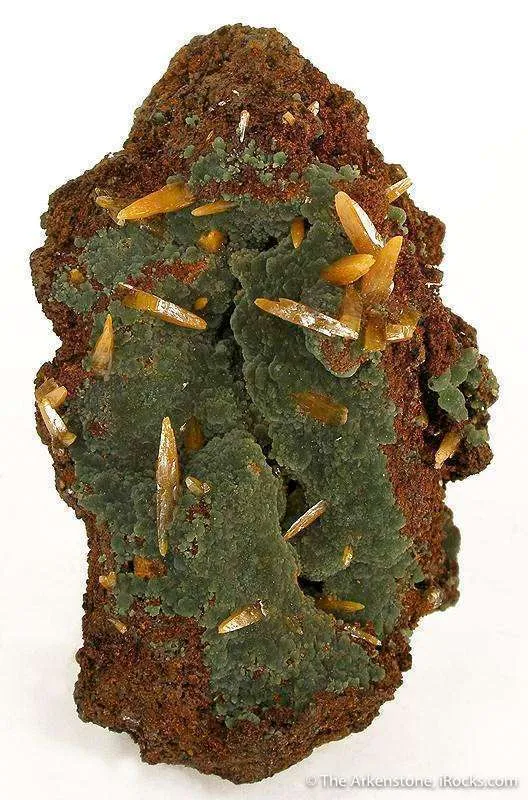 Wulfenite on Mimetite image