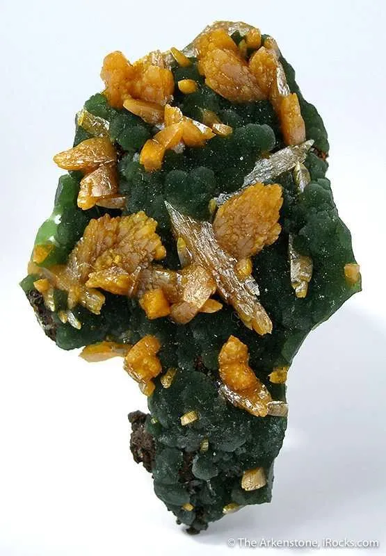 Wulfenite on Mimetite image