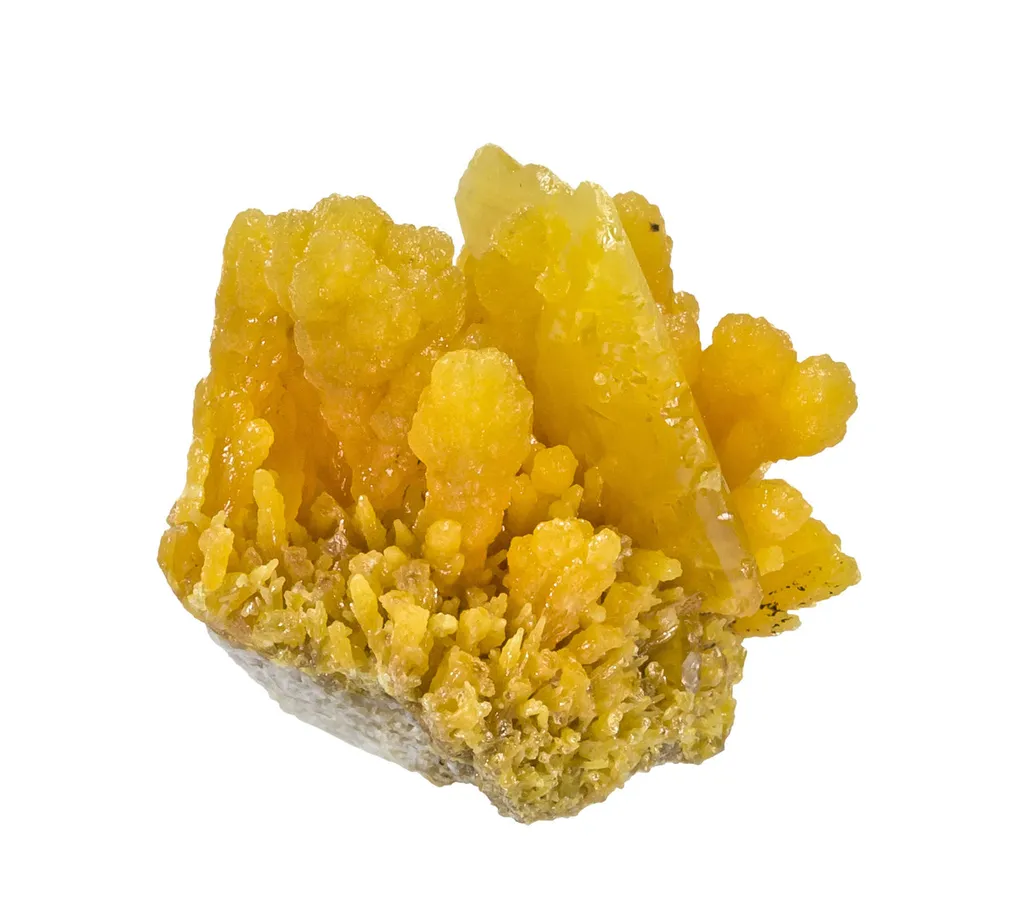 Wulfenite on Mimetite image