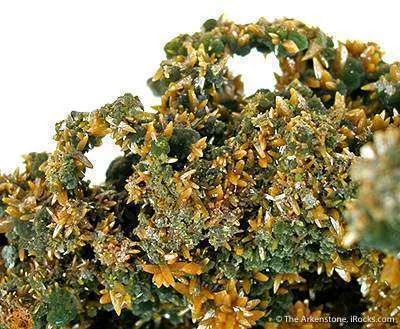 Wulfenite on Mimetite - image 4