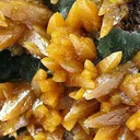 Wulfenite on Mimetite - image 3