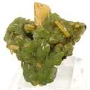 Wulfenite on Mimetite - image 1