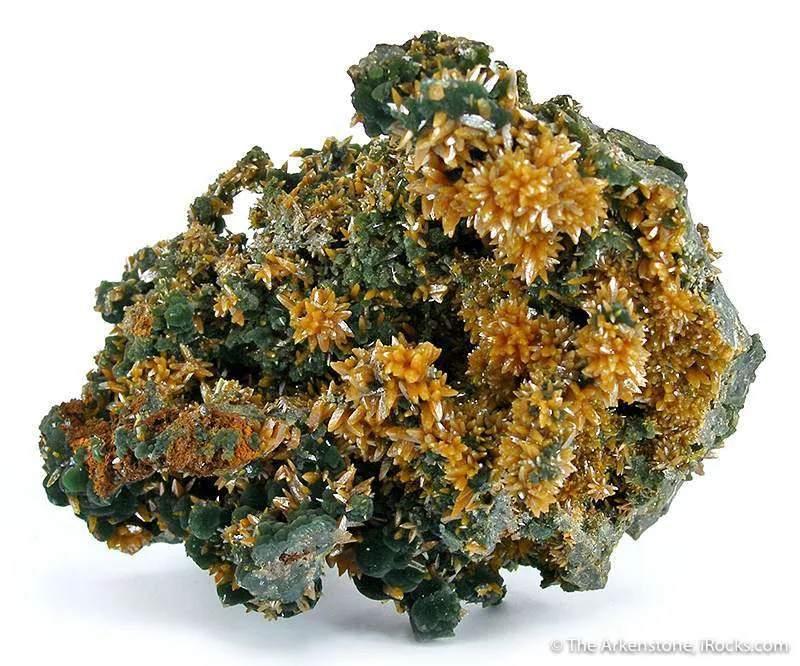 Wulfenite on Mimetite image