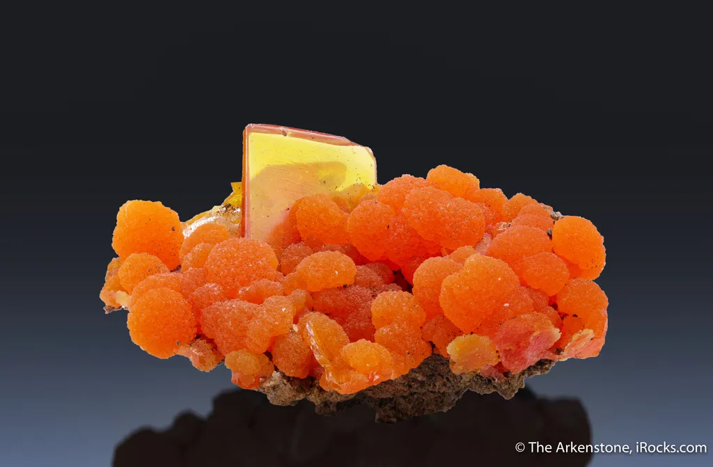 Wulfenite on Mimetite image